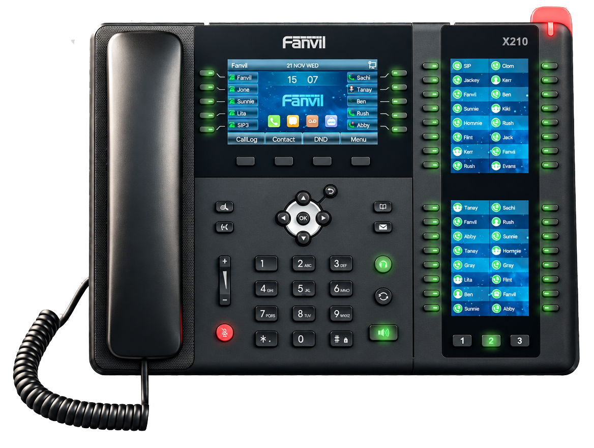Fanvil X210, vista frontale