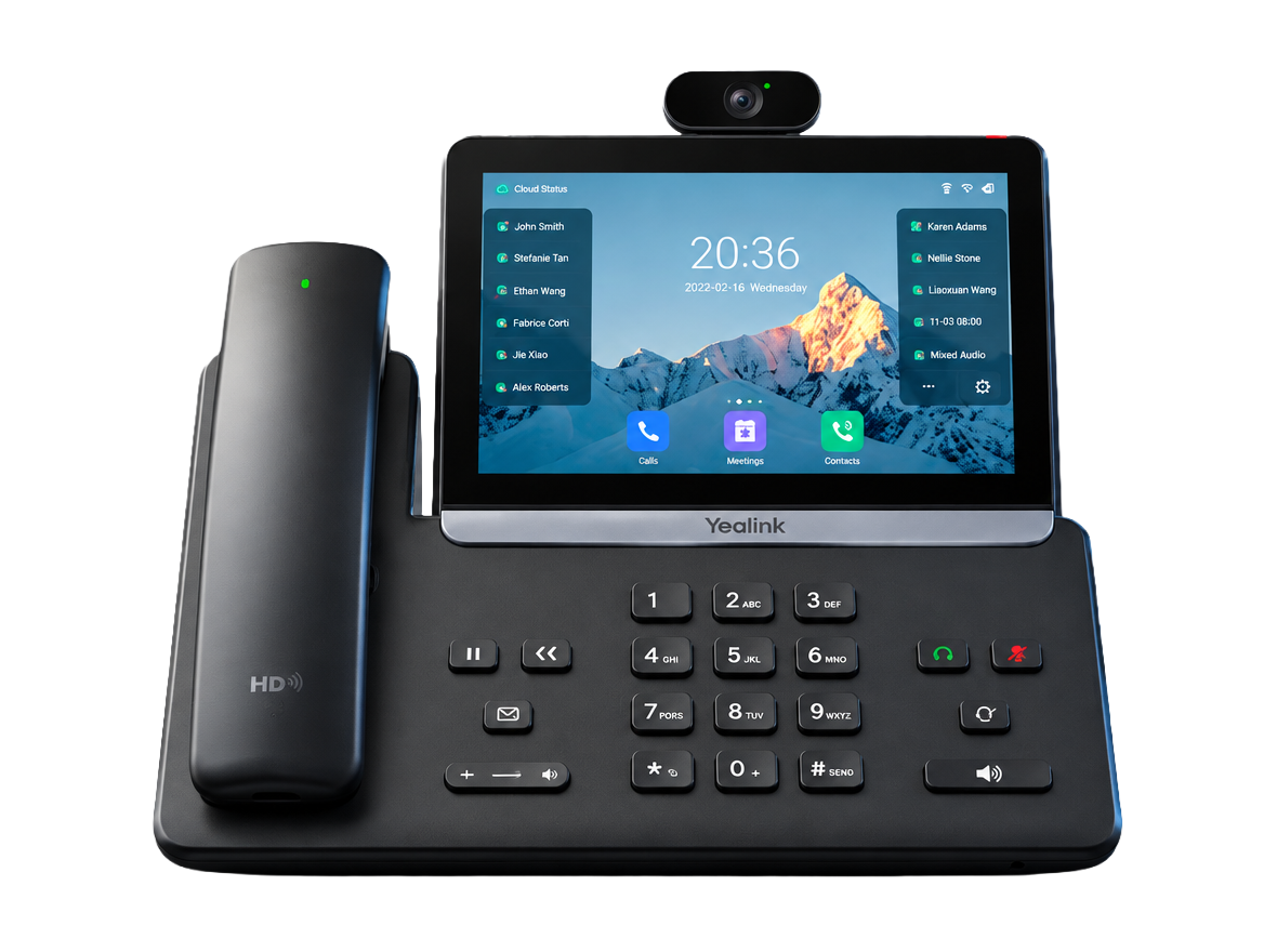 Telefono Yealink con videocamera integrata
